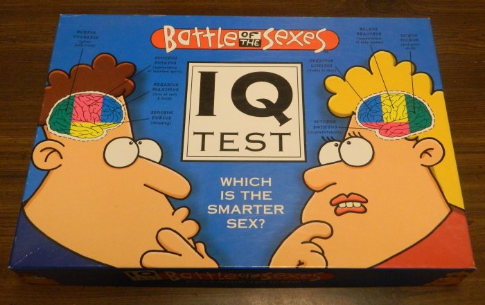 Battle of the sexes game questions pdf