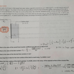 Solved furnace fabricated transcribed